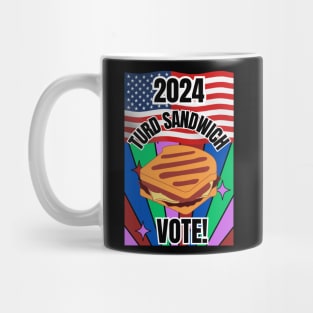 Vote Turd Sandwich 2024 Mug